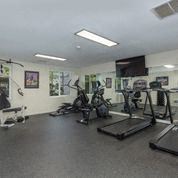 a room filled with lots of different types of exercise equipment at Willows Court Apartment Homes, Seattle, WA